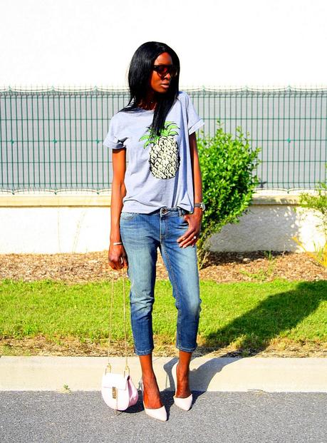 chloe-drew-bag-style-ananas-tee-celine-sunglasses-boyfriend-jeans-nude-pumps-stylesbyassitan