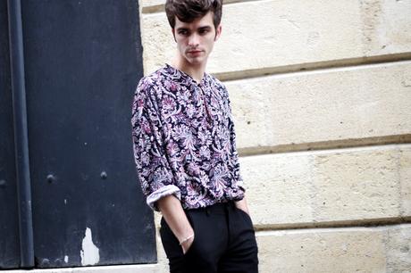 BLOG-MODE-HOMME-STYLE-MASCULIN_Paisley_tunique-ethnique-asos-pantalon-court-pinces-bordeaux-paris-français