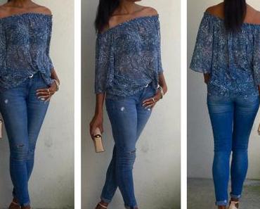 [LOOK] La blouse épaule nue