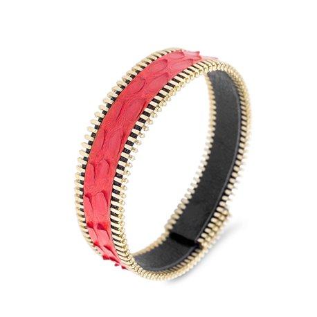 bracelet-pour-elle-et-lui-python-rouge-et-plaqué-or-jaune-miss-coralie-paris-diveene-joaillerie