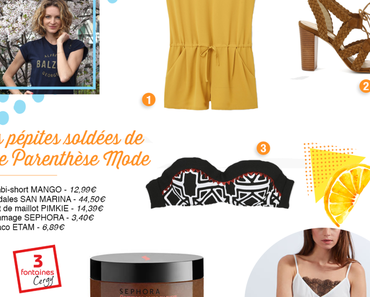 Ma sélection soldes aux 3 Fontaines