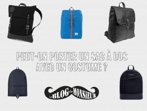 Peut-on porter un sac à dos avec un costume ?