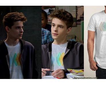 GIRL MEETS WORLD : Farkle Minkus with a Diamond Print Shirt in s3ep7