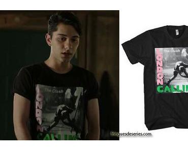 DEAD OF SUMMER : Blair Ramos (Mark Indelicato) with a THE CLASH tee in s1ep4