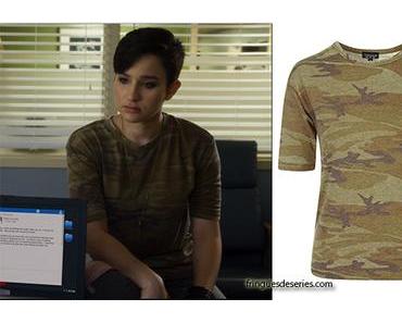SCREAM : Audrey (Bex Taylor-Klaus) with a camo tee in s2ep11