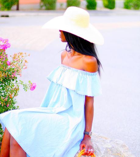 off-shoulder-denim-dress-blog-mode