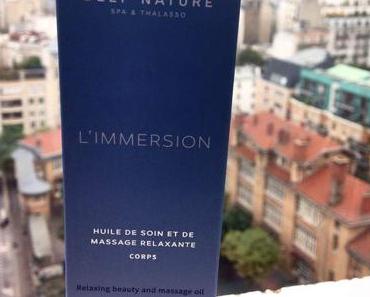 [BEAUTE] L’huile de soin bien-être et relaxation L’Immersion de Deep Nature