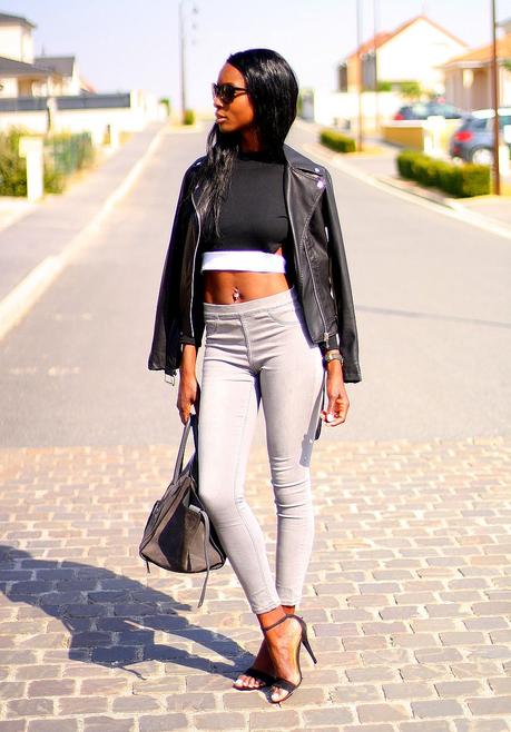 ootd-crop-top-boohoo-veste-cuir-jegging-taille-haute-sac-celine-phantom-blogueuse-mode