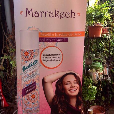 [BEAUTE] Lancement du nouveau Shampoing Sec Batiste Douceur Orientale Marrakech