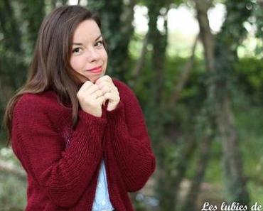 Le cardigan Libelle : mon second tricot