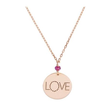 collier médaille love