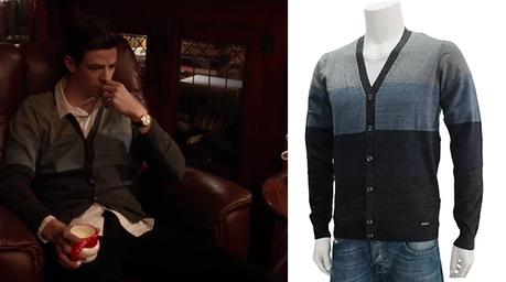 THE FLASH : Barry Allen (Grant Gustin) with a Diesel cardigan in s3ep09
