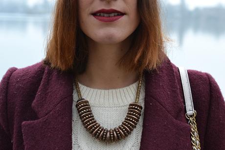 Inspiration mode - Look Manteau bordeaux