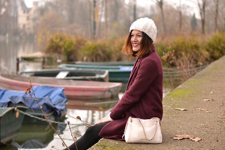 Inspiration mode - Look Manteau bordeaux