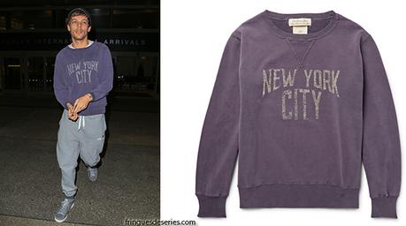 STYLE : Louis Tomlinson wearing  a Remi Relief sweatshirt