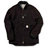 Travail Carhartt Veste vestes Sandstone Ridge Coat EC061, couleur:brun foncé;pointure:XL