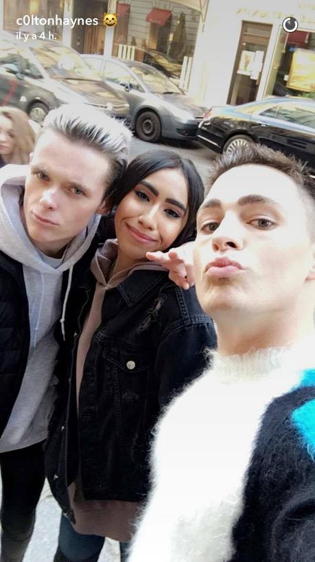 PARIS FASHION WEEK : Colton Haynes chez Louis Vuitton
