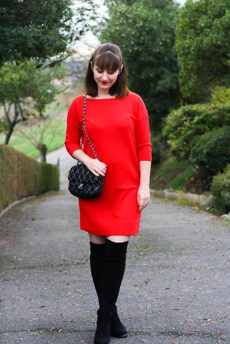 blog-mode-look-robe-rouge-cuissardes-chanel-timeless-blog-mode-toulouse