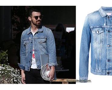 STYLE : Joe Jonas with a Palm Angels denim jacket