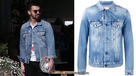 STYLE : Joe Jonas with a Palm Angels denim jacket