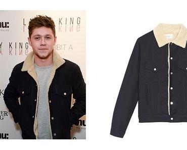 STYLE : Brunette Niall Horan attended the Larry King Salon Launch in a Sandro jacket