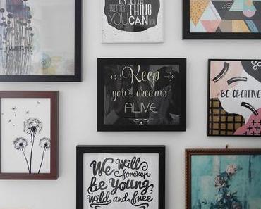 {DIY déco} Mur de cadres