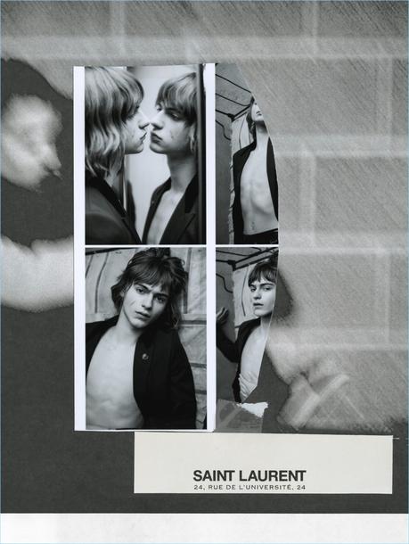 SAINT-LAURENT :  Lukas Ionesco et Collier Schorr donnent un avant-goût de la collection hiver 2017