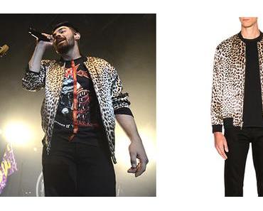 STYLE : Joe Jonas wearing a leopard print jacket