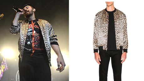 STYLE : Joe Jonas wearing a leopard print jacket