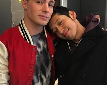 NEW YORK FASHION WEEK : Supreme hug between Ronnie Sus and Colton Haynes