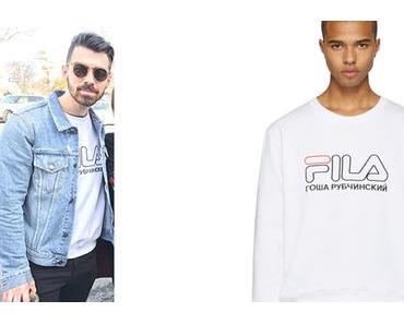 STYLE : Joe Jonas wearing a Gosha Rubchinskiy sweatshirt
