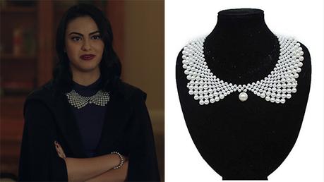 RIVERDALE :  Veronica’s Pearls  Collar Necklace in s1ep04