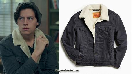 RIVERDALE : Jughead in Levi’s Sherpa Trucker Jacket in s1ep05