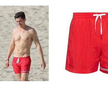 STYLE : Orlando Bloom in Dan Ward swim shorts