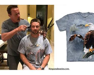 STYLE : Patrick Schwarzenegger with a The Mountain tee