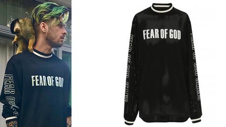 STYLE : Zayn, a monkey and a Fear of God jersey