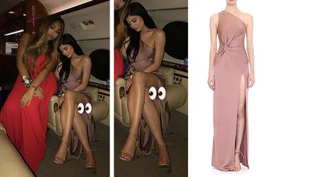 STYLE : Kylie Jenner attends Rio Americano High School’s prom in a Cushnie et Ochs gown