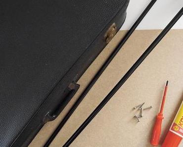{DIY déco} Malle customisée en console
