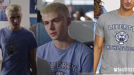 13 REASONS WHY : Liberty athletics t-shirts for Alex Standall in S1ep3