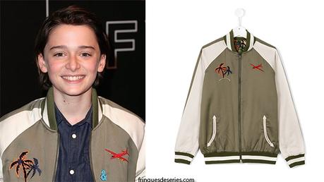 STYLE : Noah Schnapp in Stella Mc Cartney bomber jacket