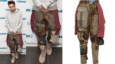 STYLE : Liam Payne with Roland van der Kemp trousers