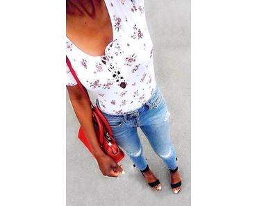 Vidéo look : flower bodysuit