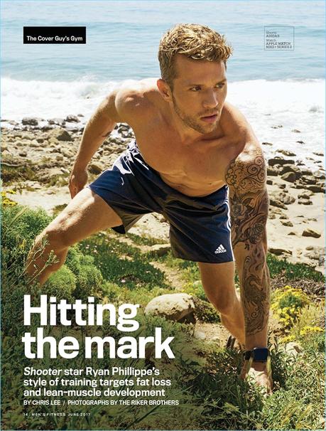 SEXY : Ryan Phillippe in Men’s Fitness