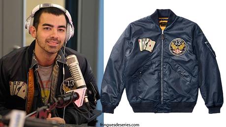 STYLE : a Ralph Lauren bomber jacket a seen on Joe Jonas