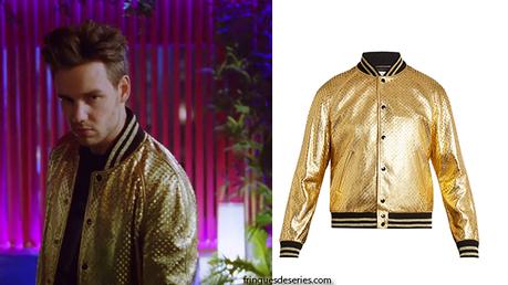 STYLE : Liam Paynes ‘s bomber jackets in ‘Strip that down’ video