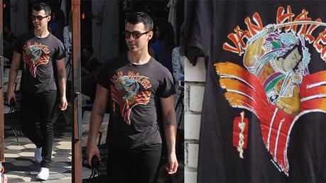 STYLE : Joe Jonas and his new vintage t-shirt