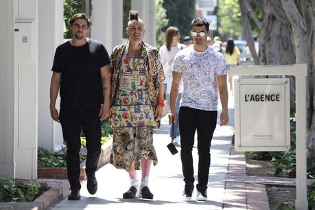 STYLE : Joe Jonas in Kenzo t-shirt