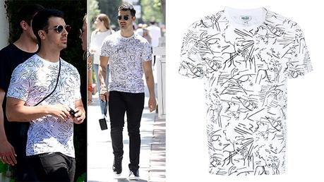 STYLE : Joe Jonas in Kenzo t-shirt