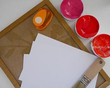 {DIY Déco} Cadre fait-maison aux 3 nuances