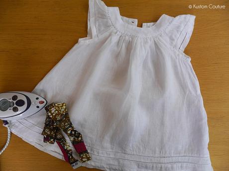 {DIY Robe} Customisation de robe de bébé avec du ruban